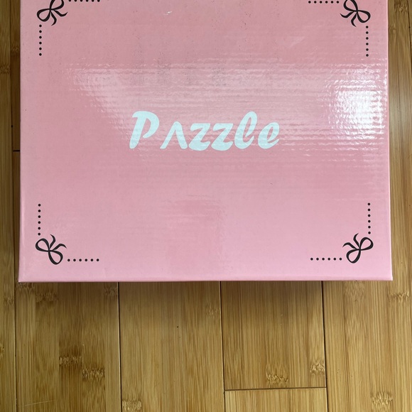 AKIRA Pazzle Chunky Neon Platform Heels - Picture 5 of 6